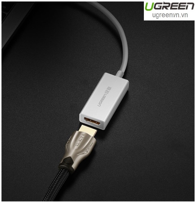 Cáp chuyển đổi USB-C to HDMI chính hãng Ugreen 40273 hỗ trợ 4k*2K cao cấp